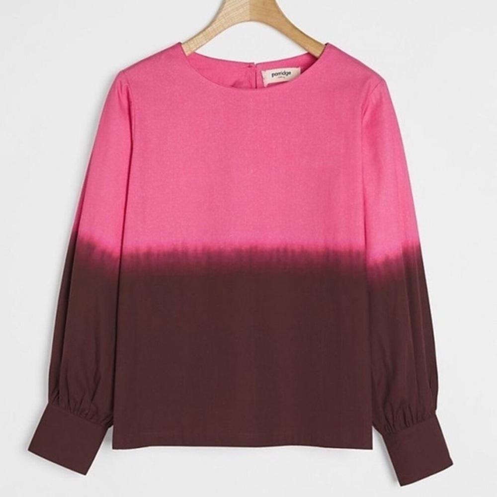 🌷Anthropologie Dip Dye Blouse